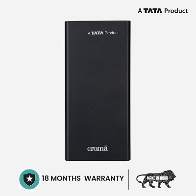 Croma-10W-Fast-Charge-10000mAh-Lithium-Polymer-Power-Bank-18-Months-Warranty-CRCA0083-Black_buymobileaccessories.in